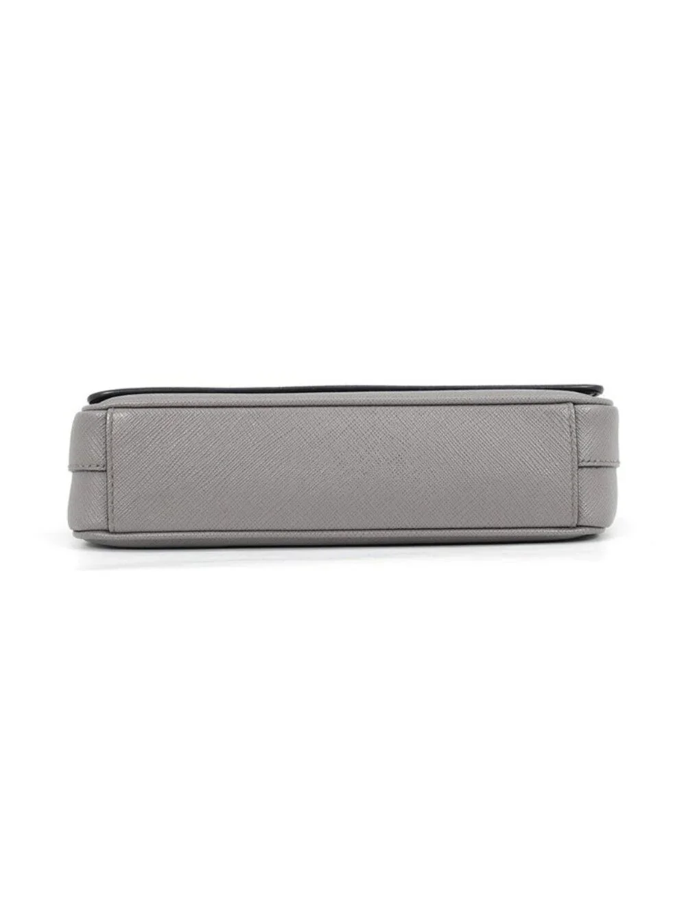 Prada Shoulder Bag Triangle Logo Saffiano Leather